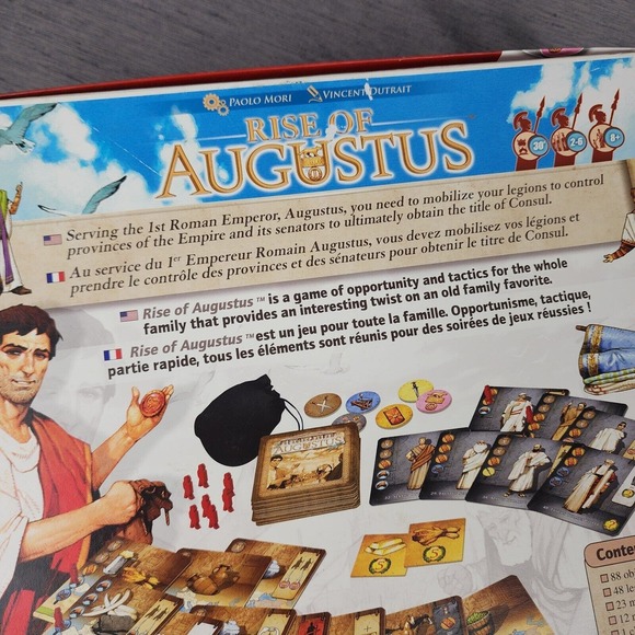 Rise of Augustus Board Game COMPLETE 2013 Roman Empire Hurrican Tabletop Ages 8+ - Picture 5 of 9